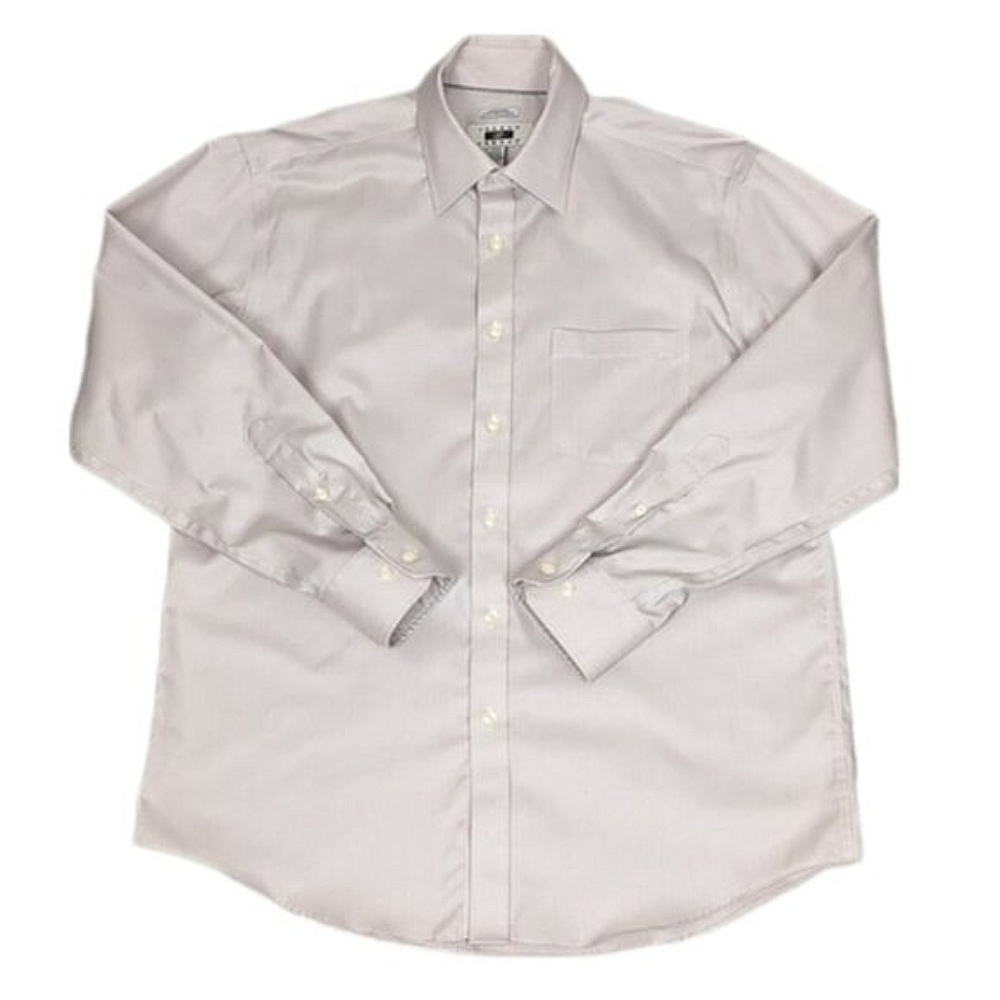Joseph Abboud Non Iron Dress Shirt Cotton Long Sleeve Neutral Beige